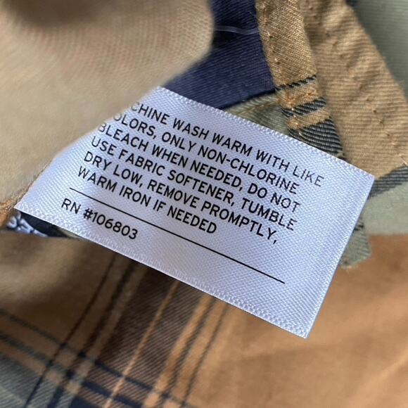 Duluth Trading Co Alakan Hardgear Button Shirt Men's Medium Plaid New - Picture 7 of 9